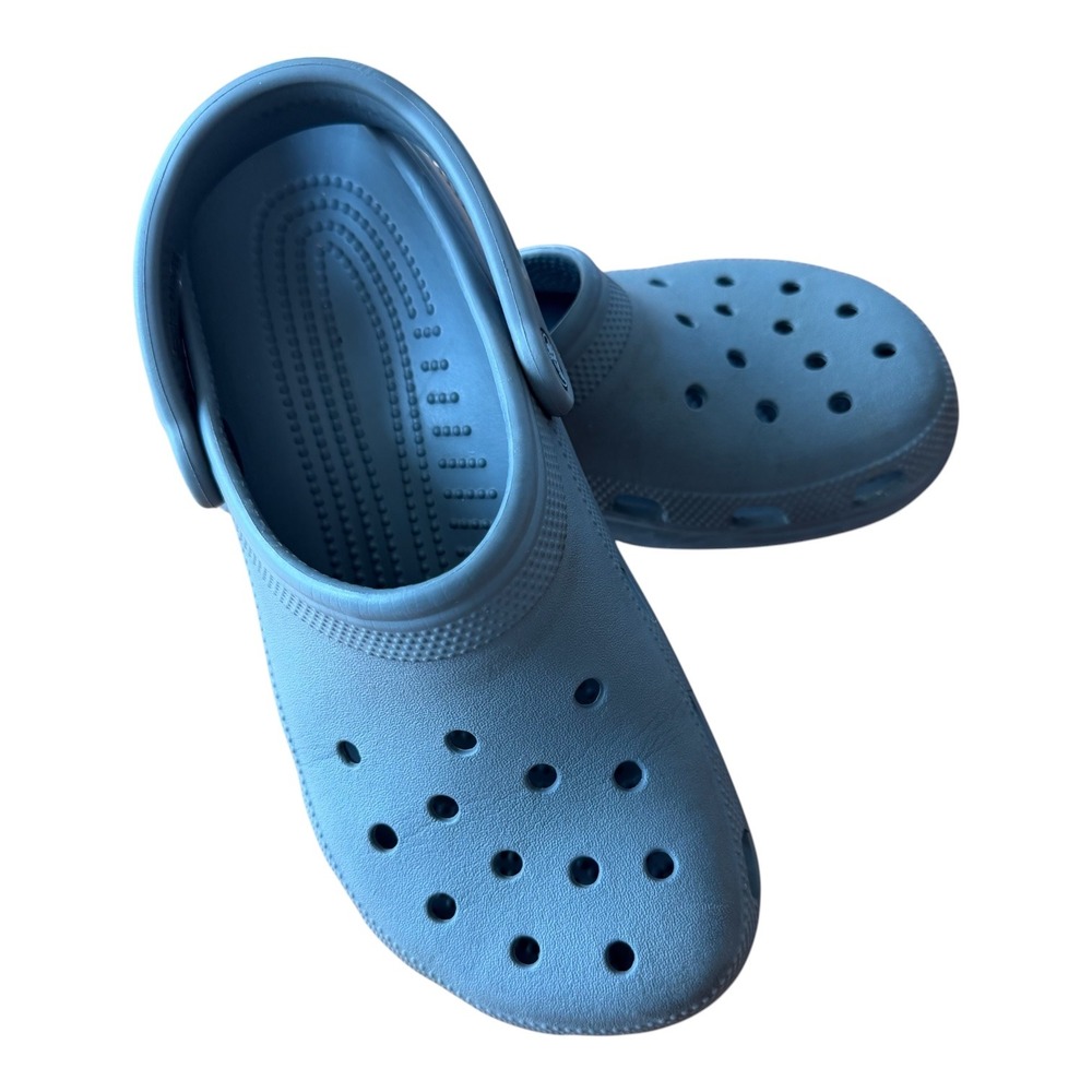 Crocs Classic Clog Slate Grey Mens 6 Womens 8 Water Friendly Slip On Shoes